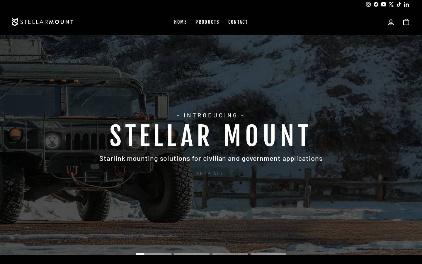 stellarmount.net homepage screenshot