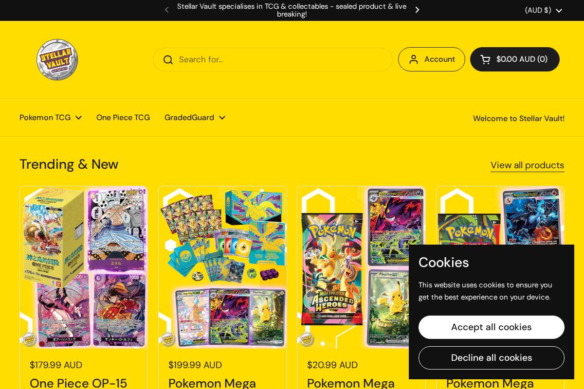 stellarvault.com.au homepage screenshot