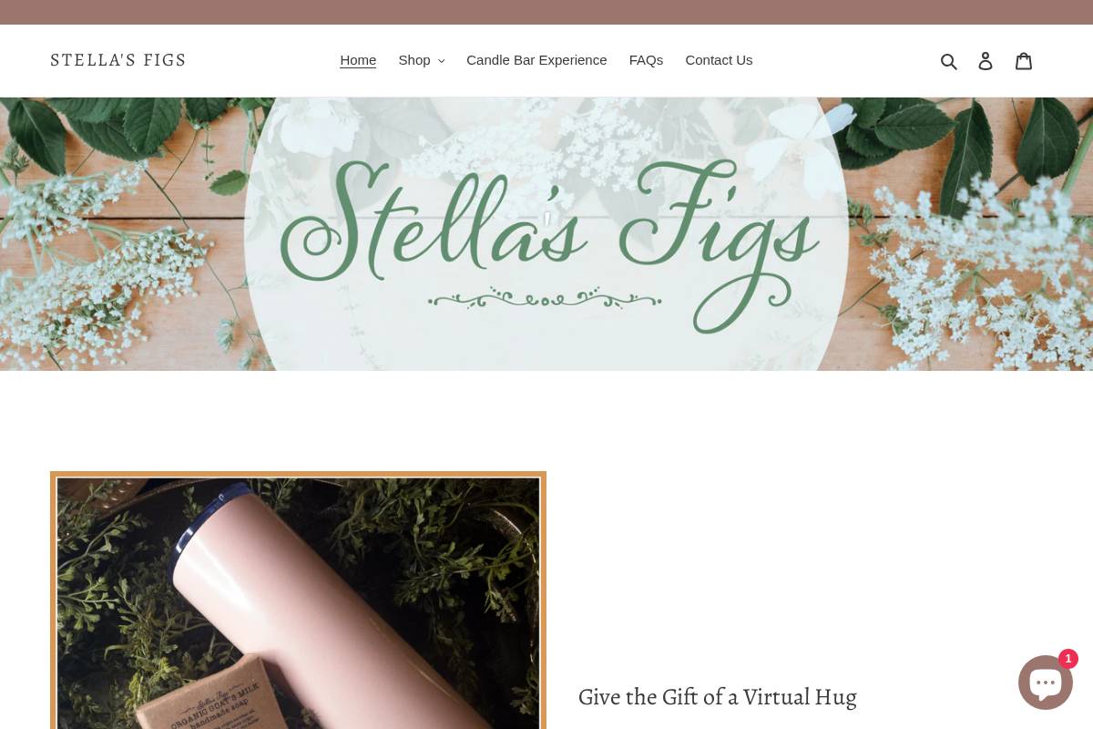 stellasfigs.com homepage screenshot