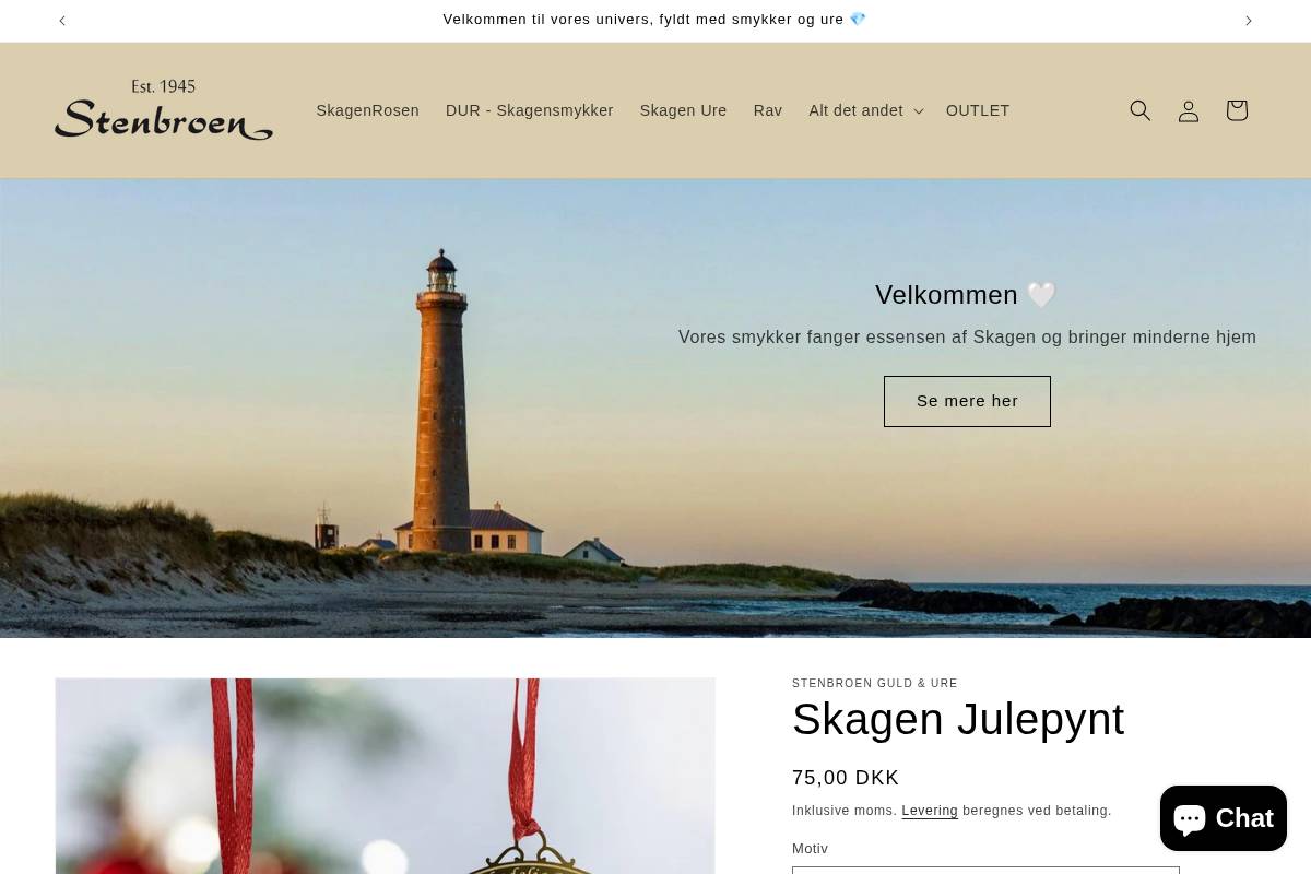 stenbroenskagen.dk homepage screenshot