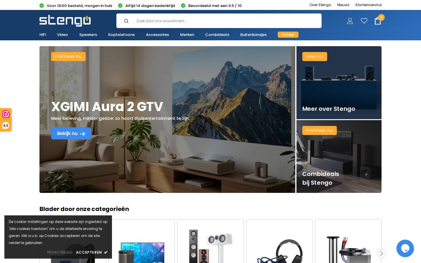 stengo.eu homepage screenshot