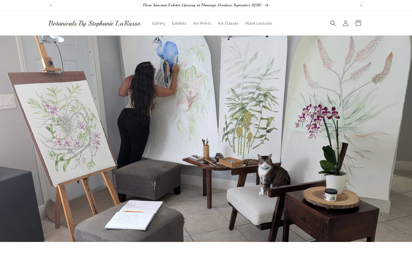 stephanielarusso.com homepage screenshot