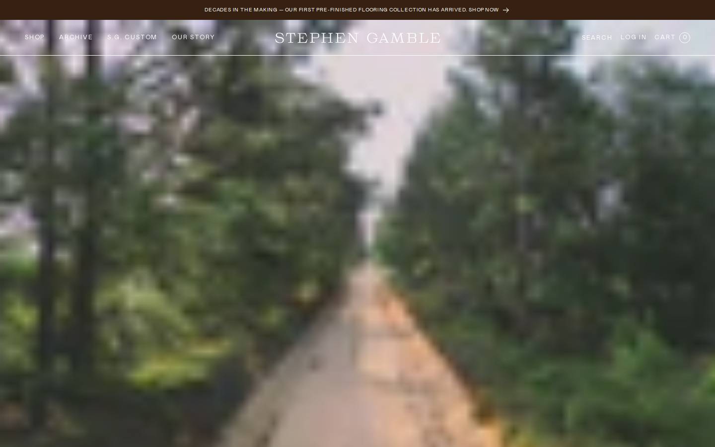 stephengamble.com homepage screenshot