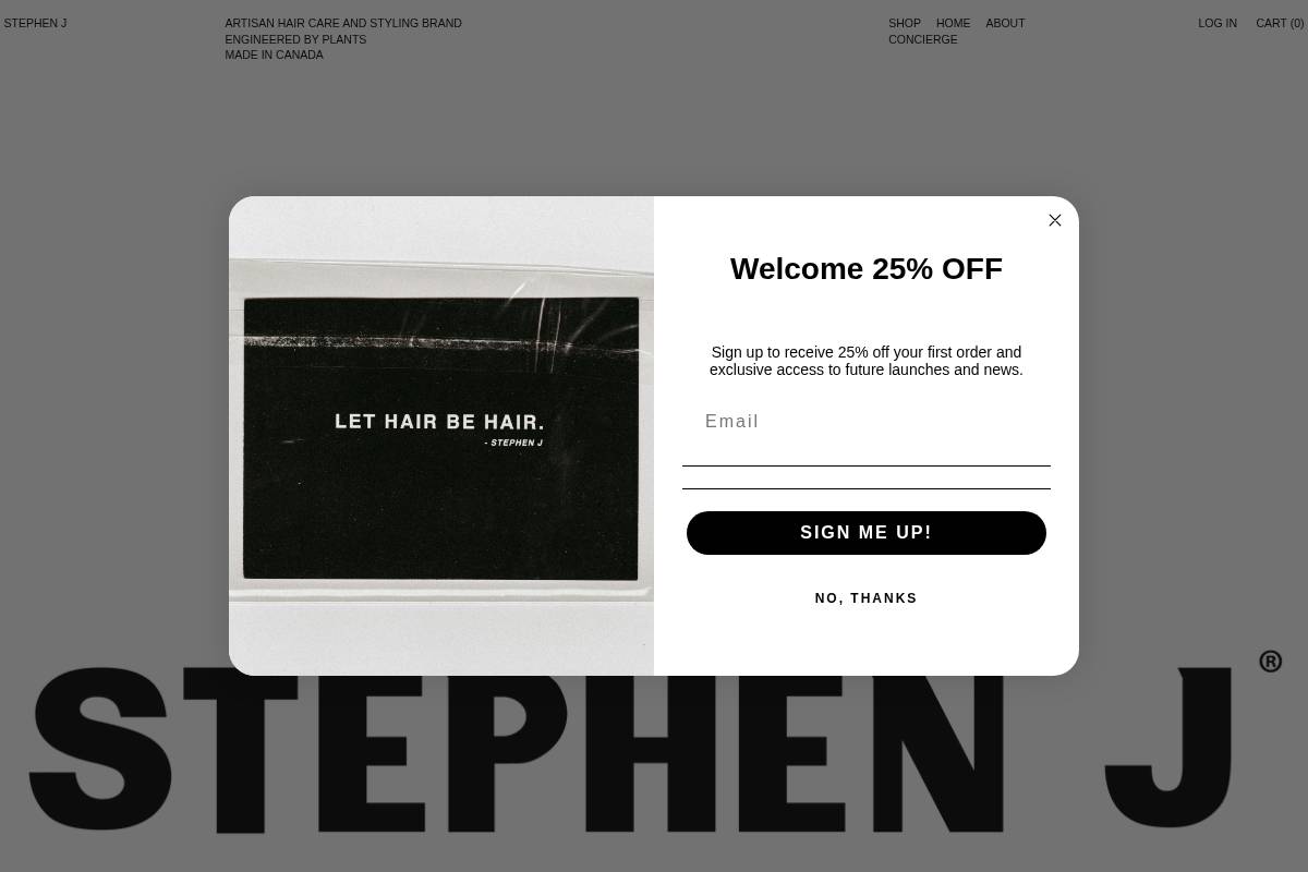 stephenjbrand.shop homepage screenshot