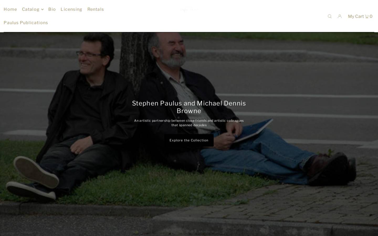 stephenpaulus.com homepage screenshot