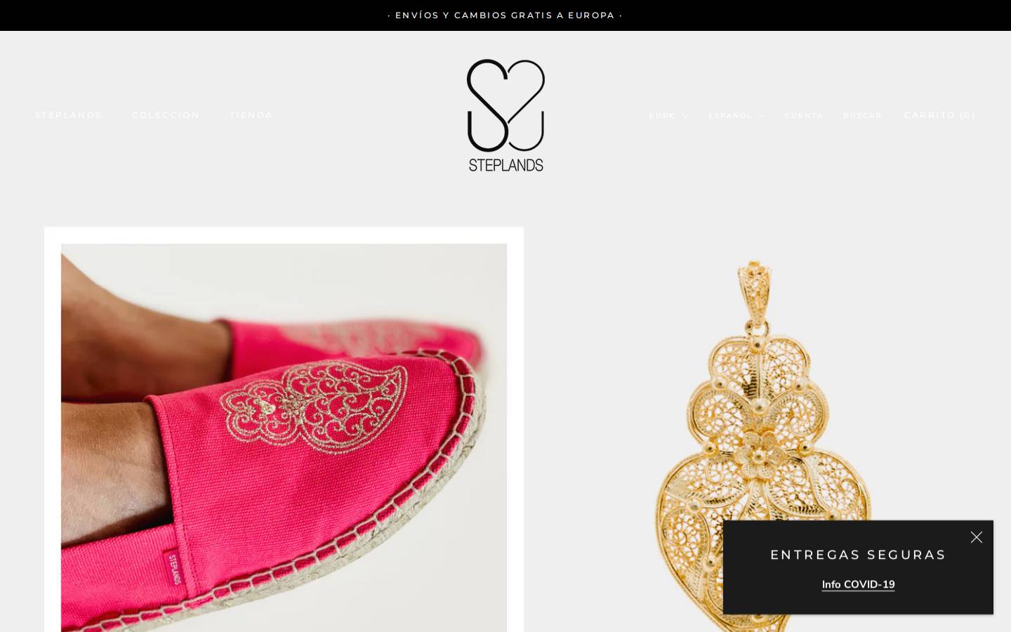 steplands.com homepage screenshot