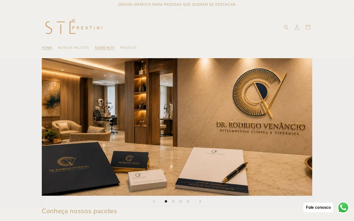 steprestini.com.br homepage screenshot