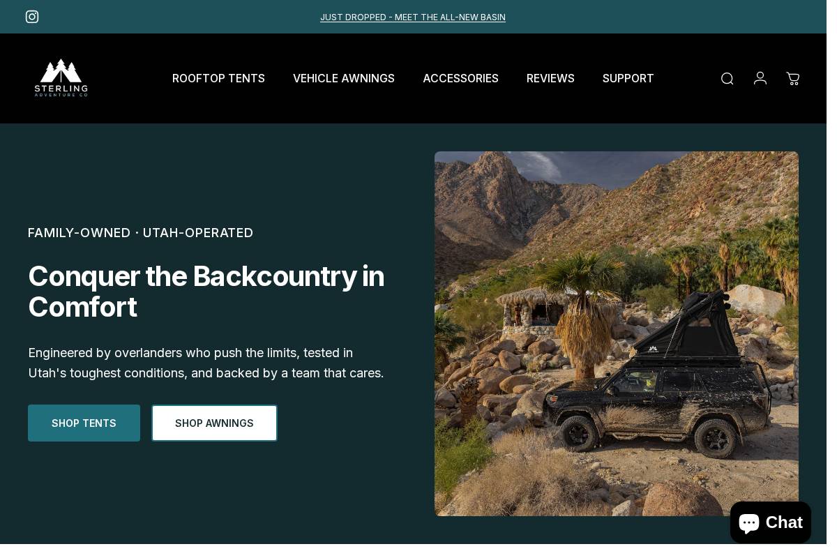 sterlingadventureco.com homepage screenshot