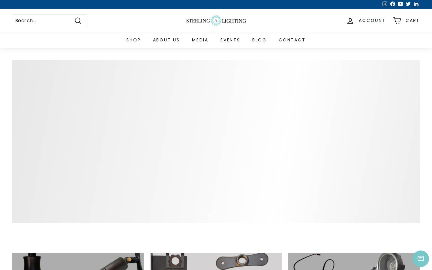 sterlinglighting.com homepage screenshot