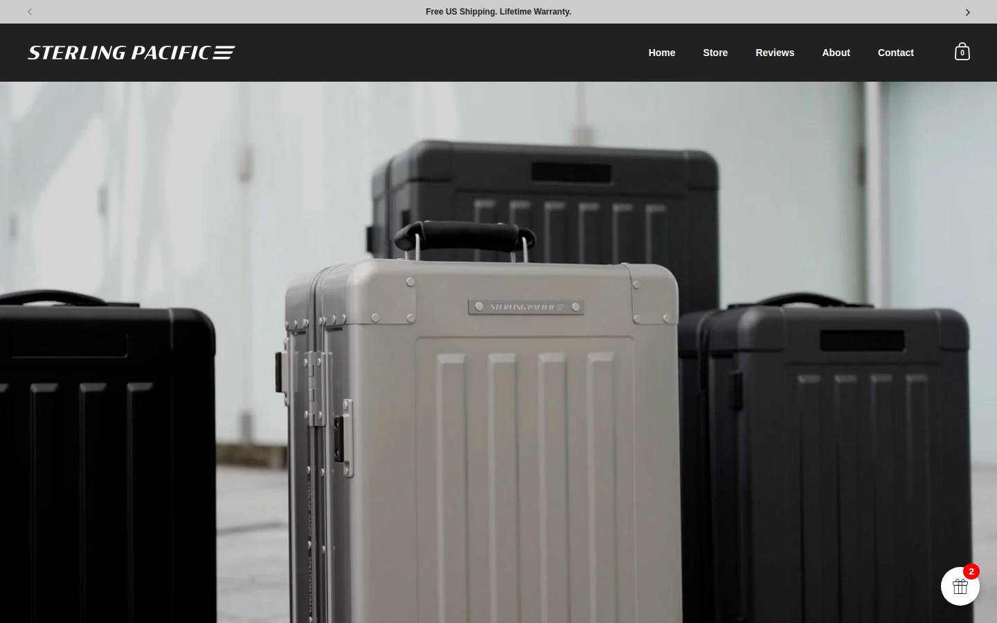 Sterling Pacific homepage screenshot