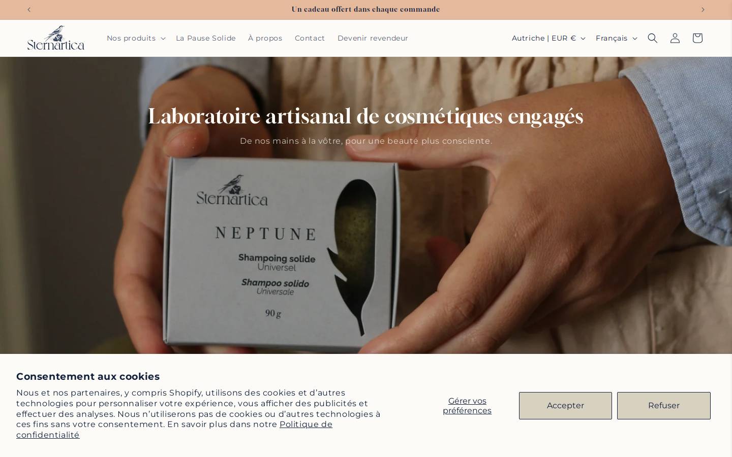 Sternartica homepage screenshot