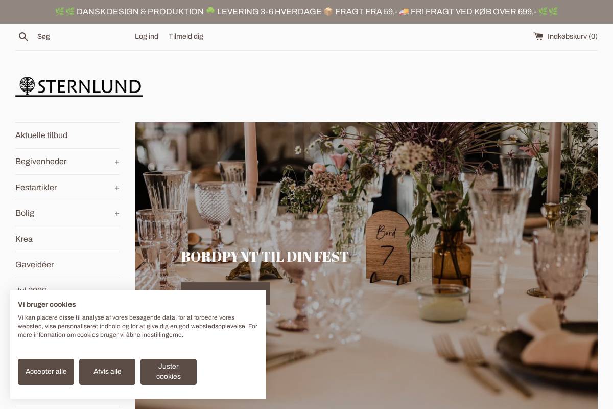 Sternlund homepage screenshot