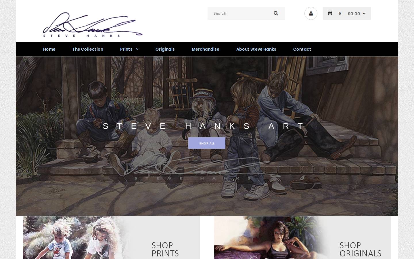 stevehanks.info homepage screenshot