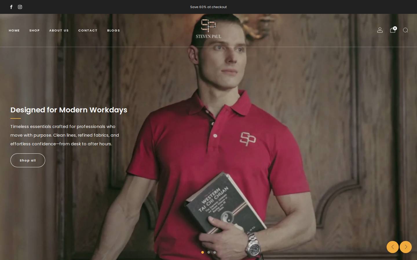 stevenpaulbrand.com homepage screenshot
