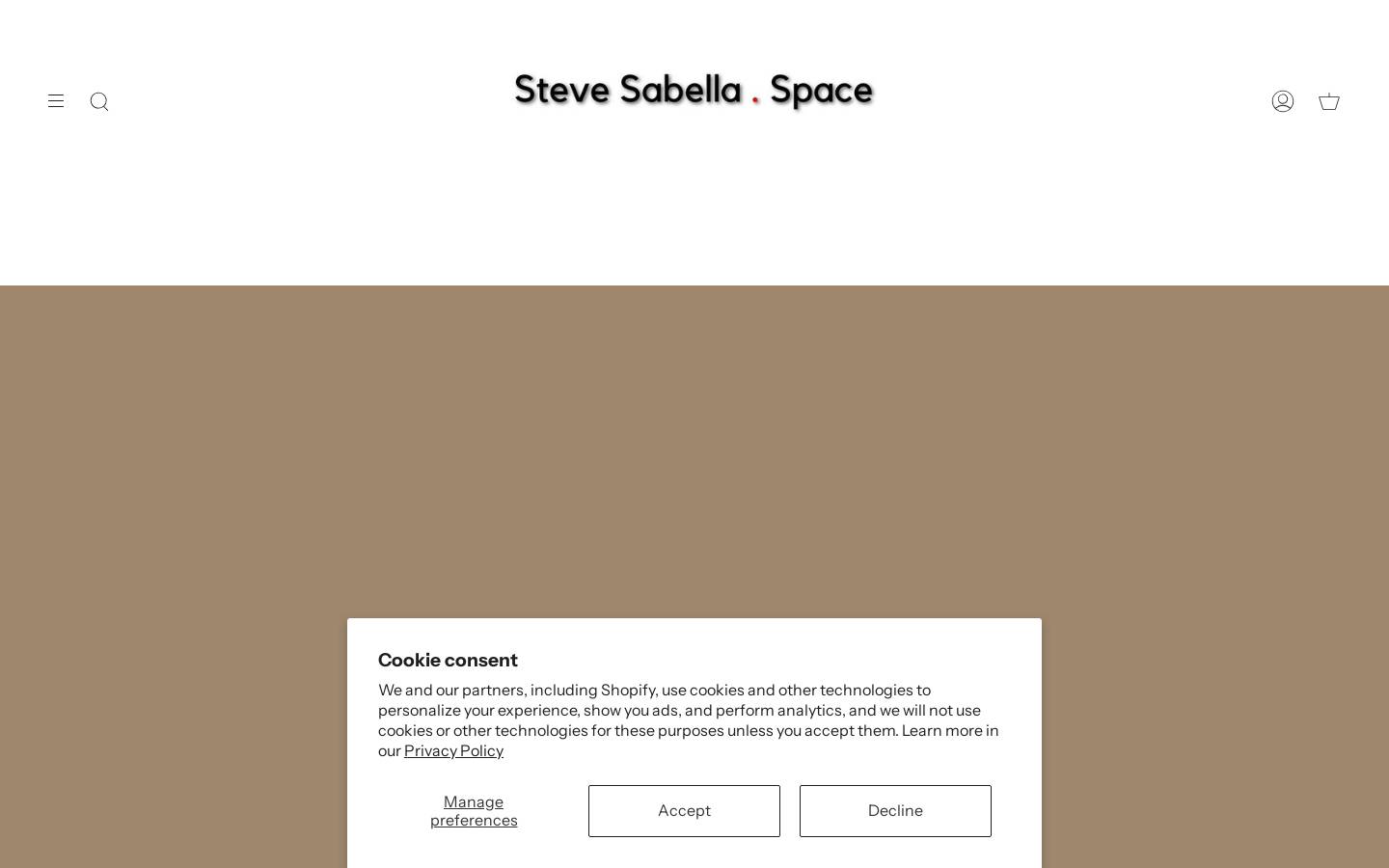 stevesabella.space homepage screenshot