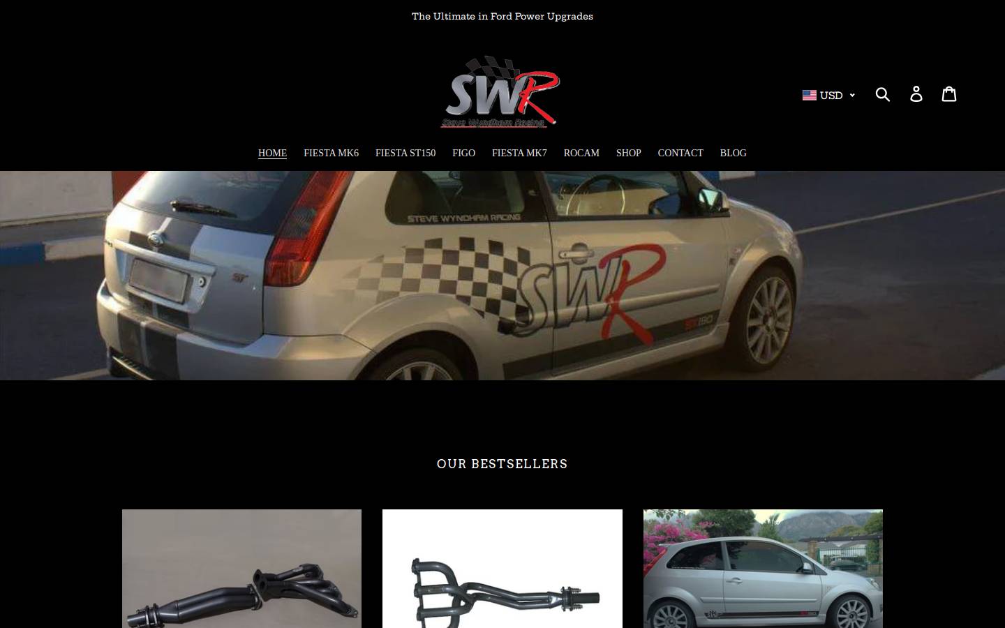 stevewyndhamracing.co.za homepage screenshot