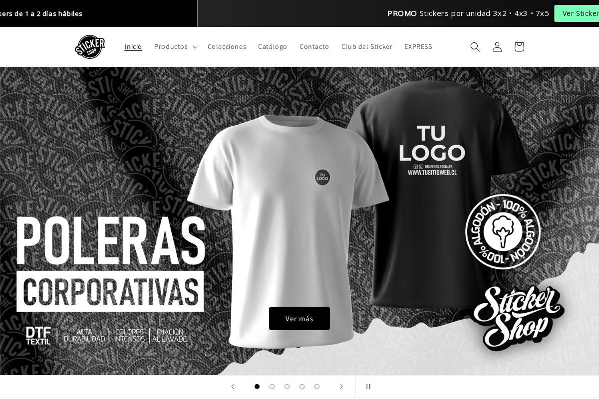 stickershop.com homepage screenshot