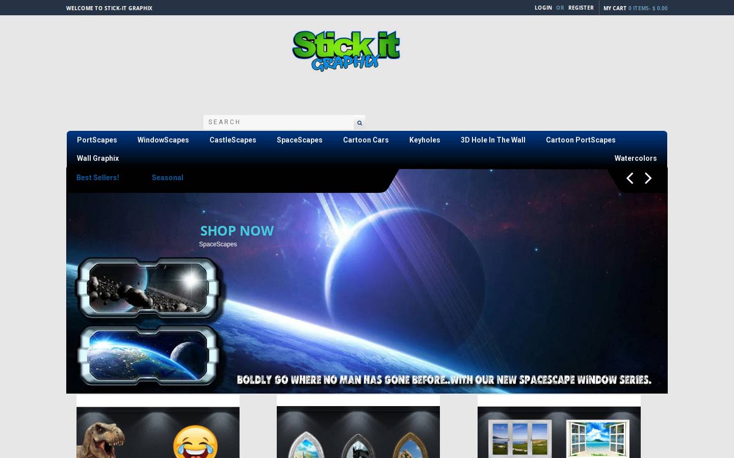 stickitgraphix.com homepage screenshot
