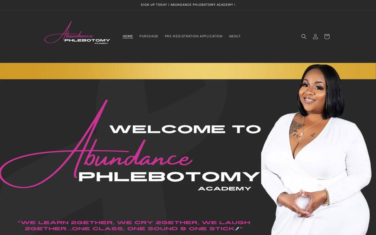 stickwithabundance.com homepage screenshot