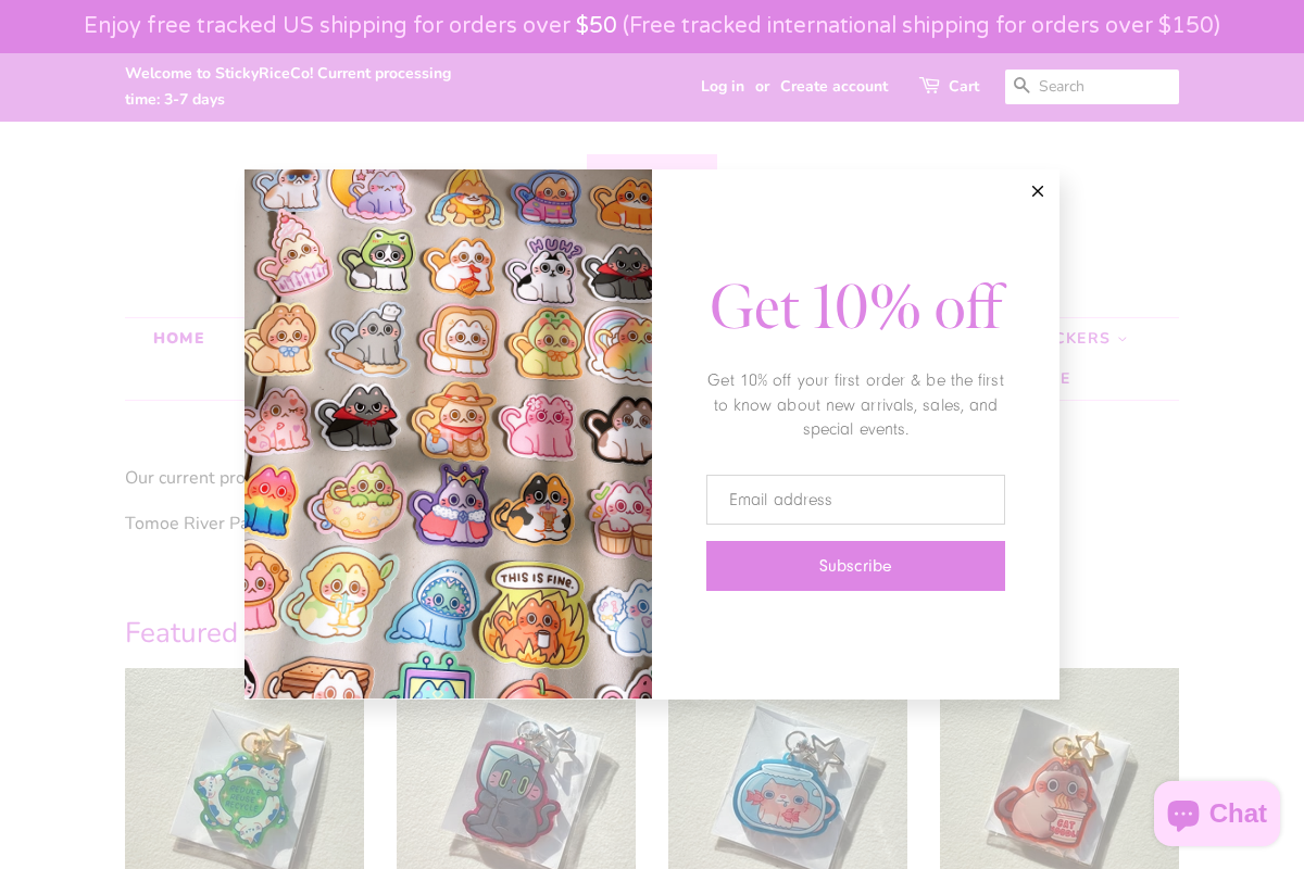 stickyriceco.com homepage screenshot