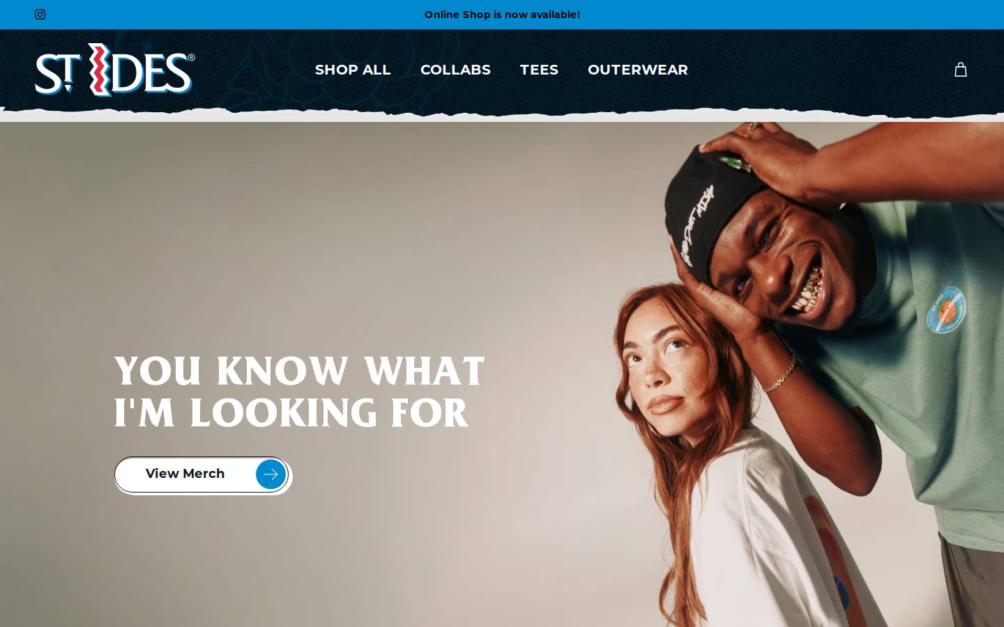 stides.com homepage screenshot