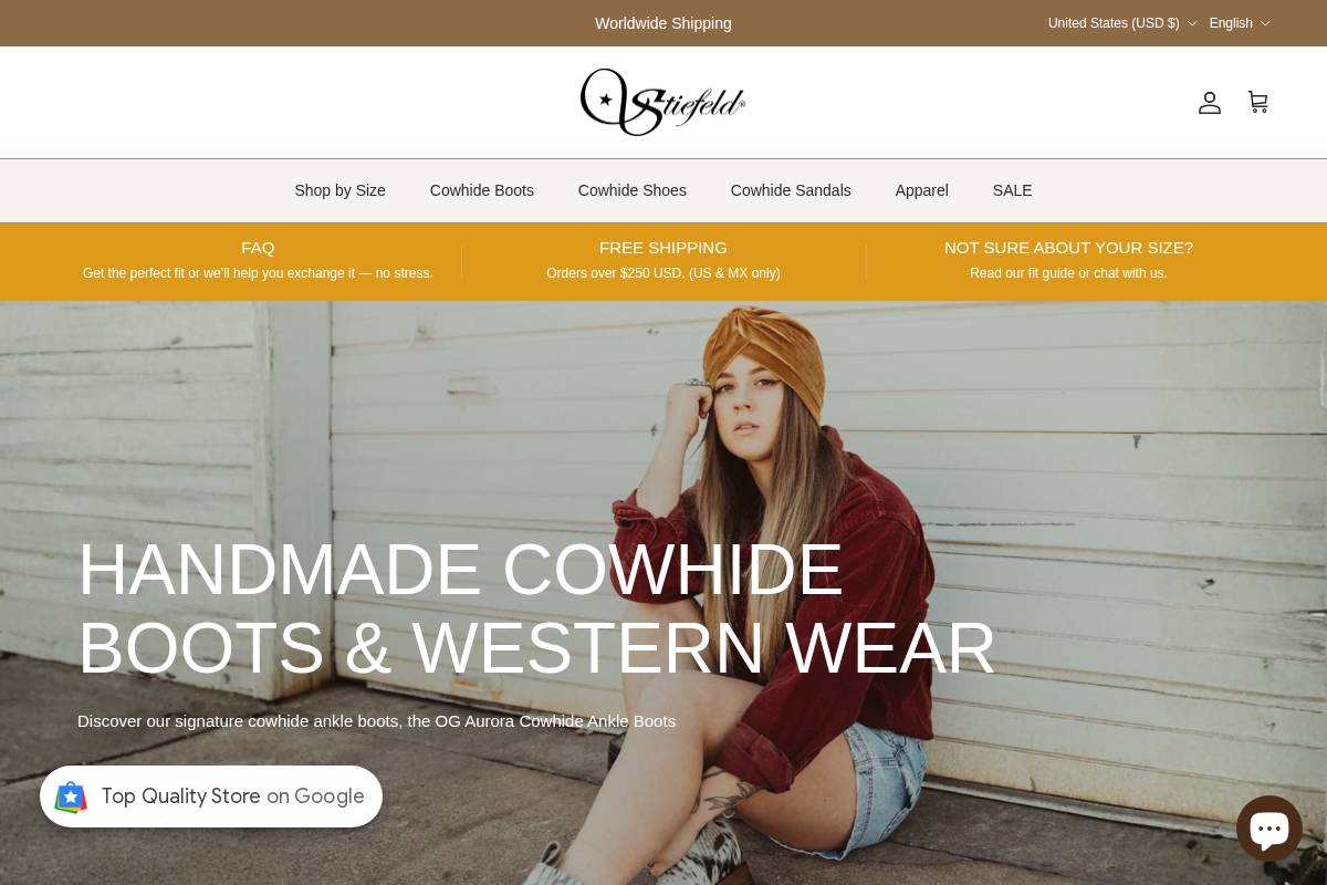 stiefeld.com homepage screenshot