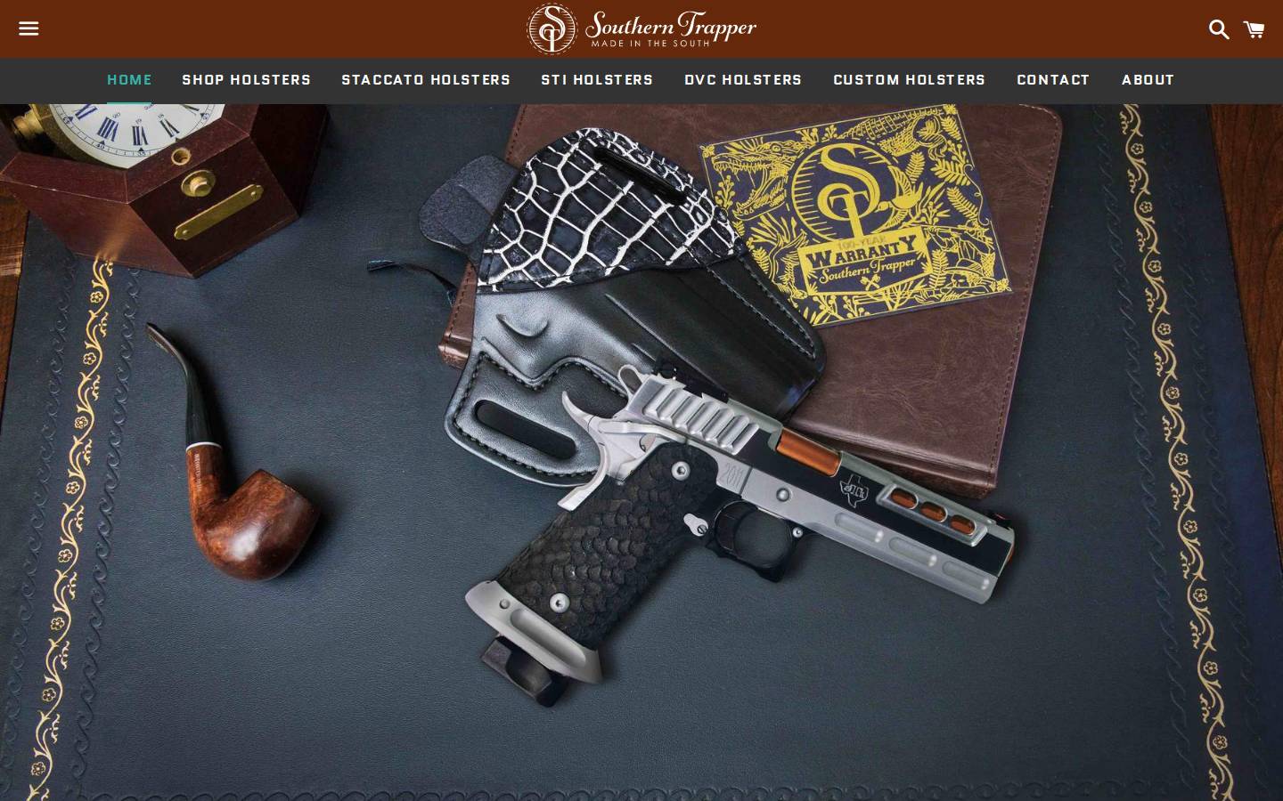 stiholster.com homepage screenshot