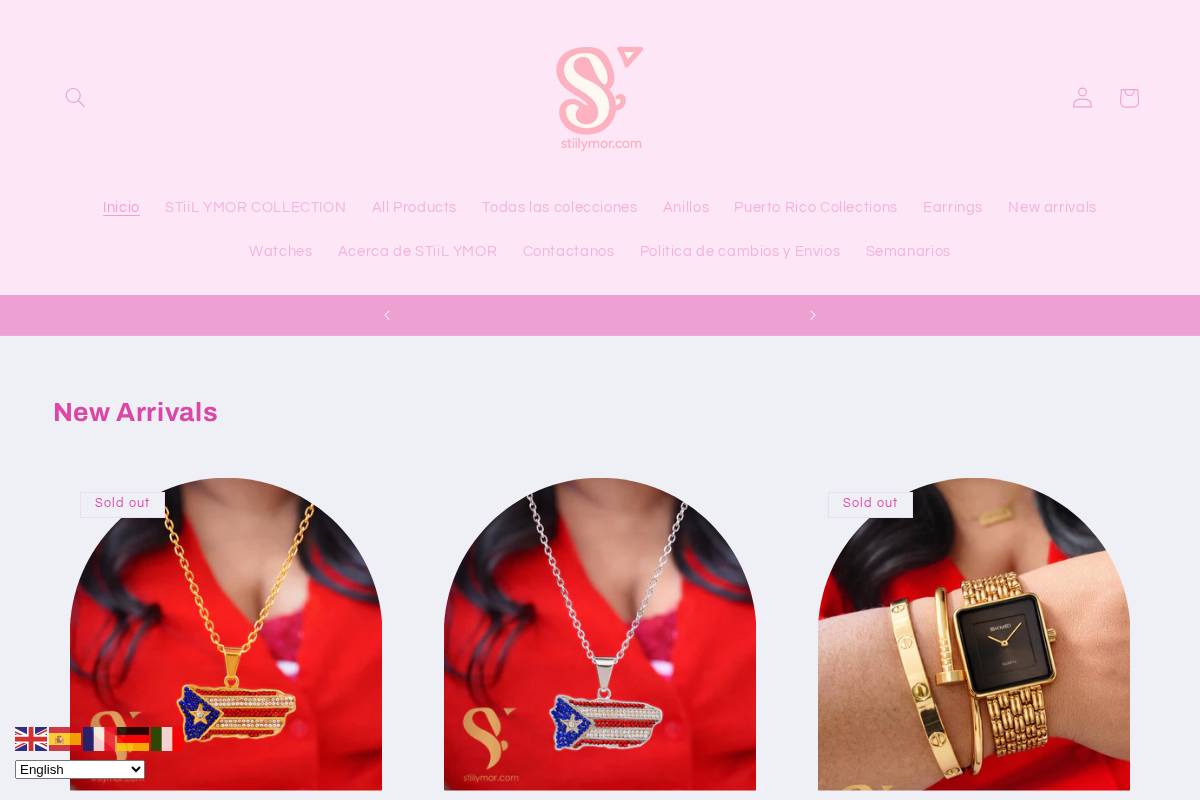 stiilymor.com homepage screenshot