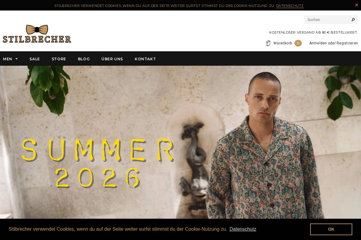 stilbrecher.com homepage screenshot