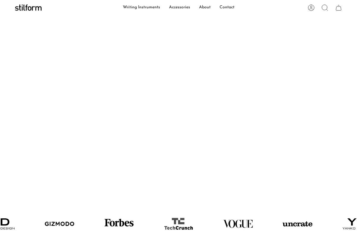 stilform GmbH homepage screenshot