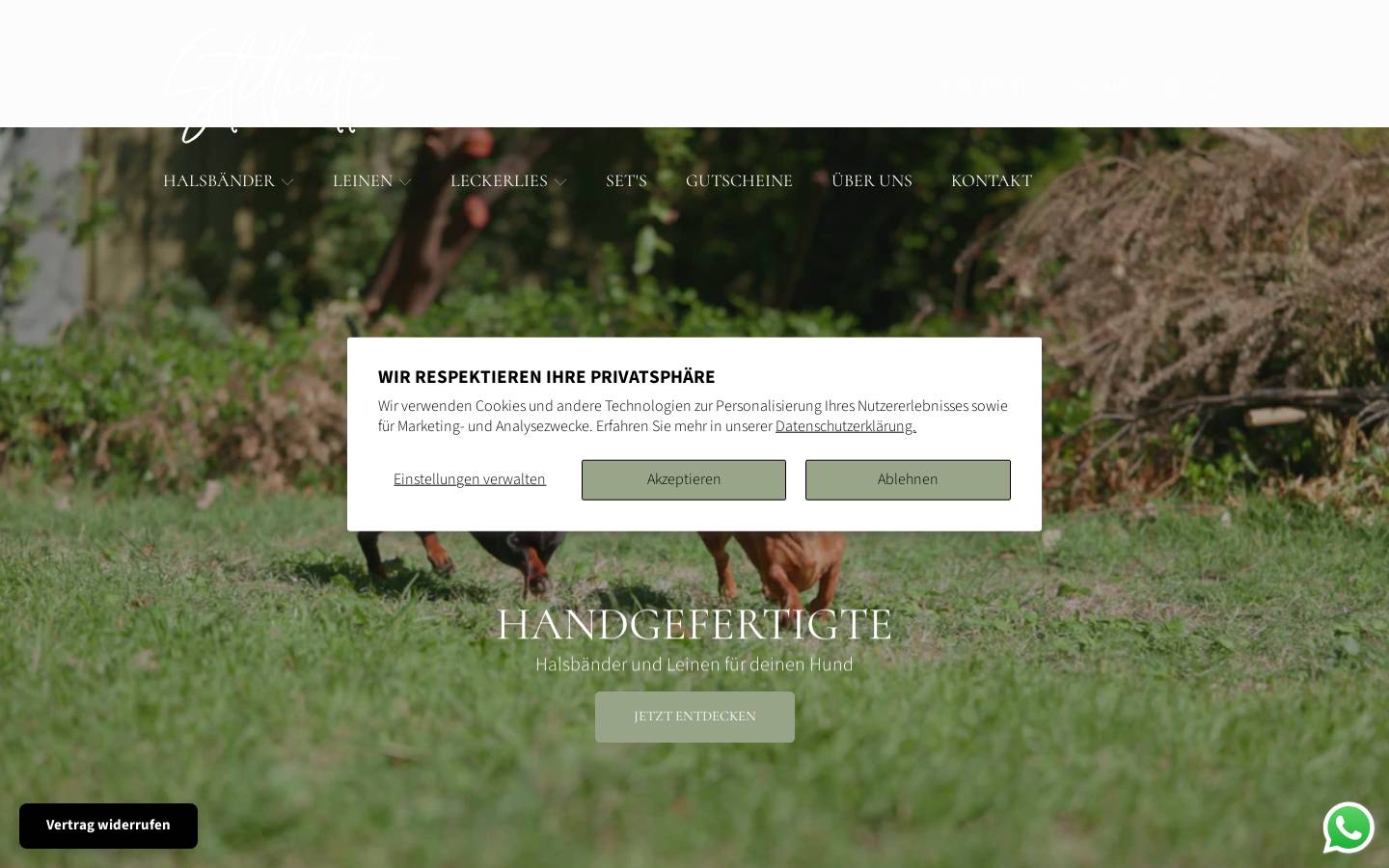 stilhuette.de homepage screenshot