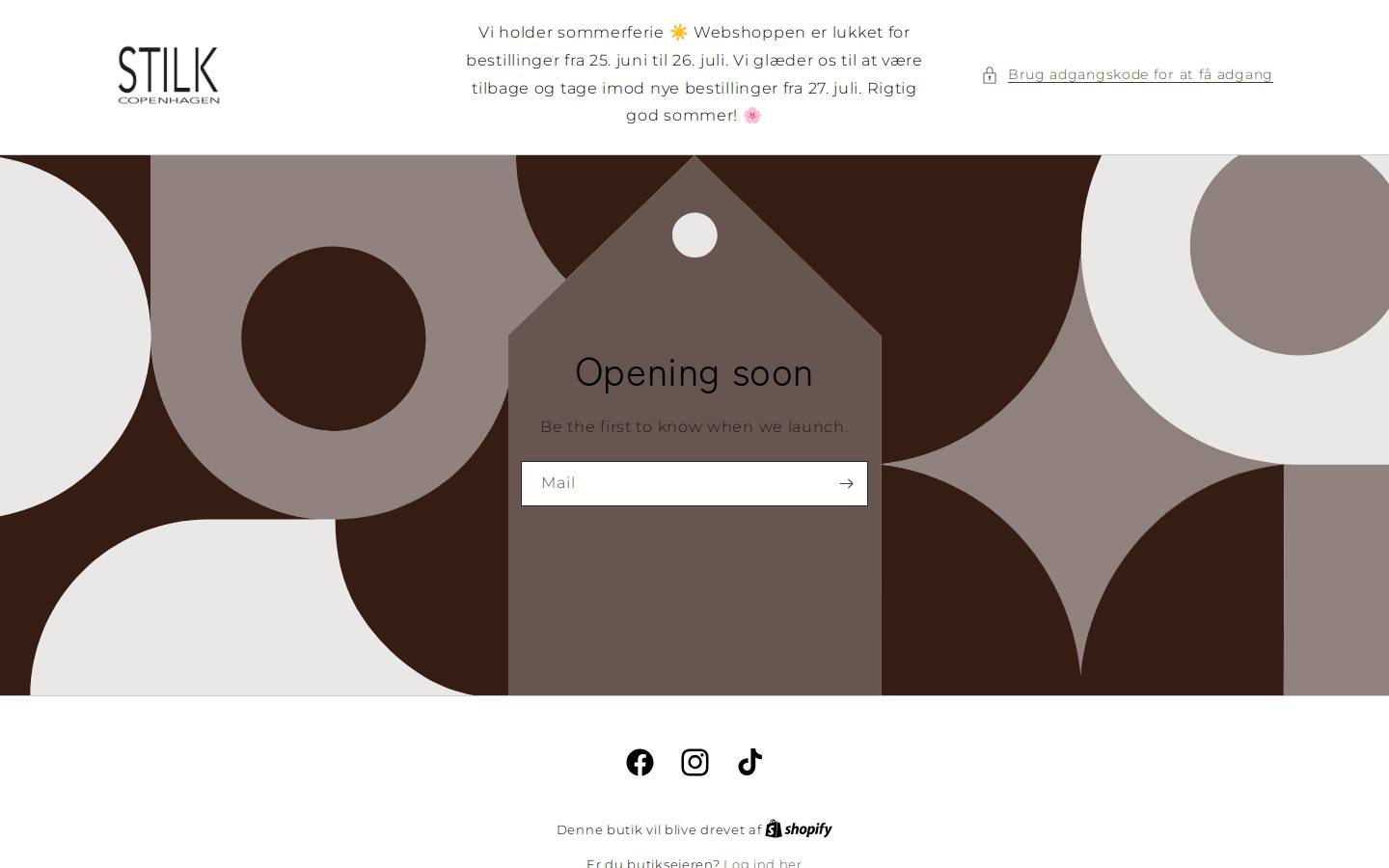 STILK Copenhagen homepage screenshot
