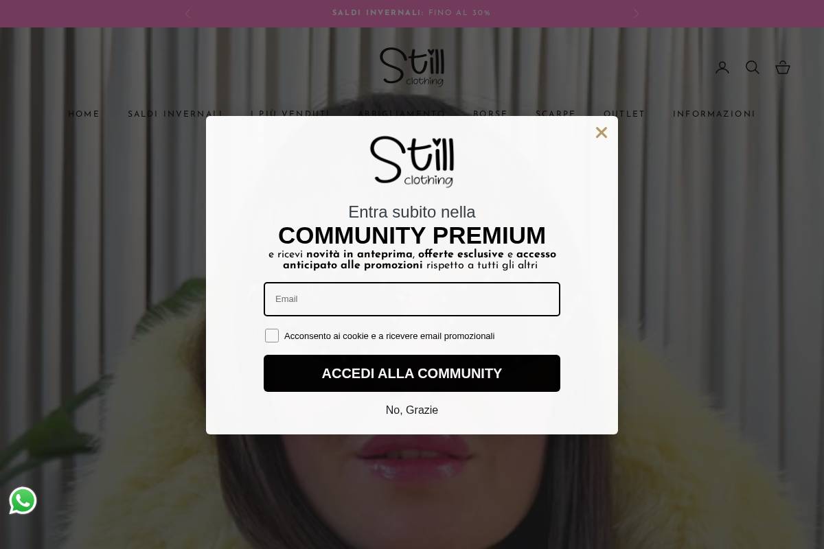 stillclothing.it homepage screenshot