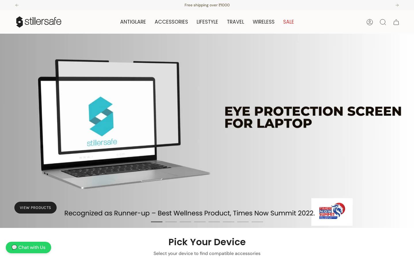 stillersafe.com homepage screenshot