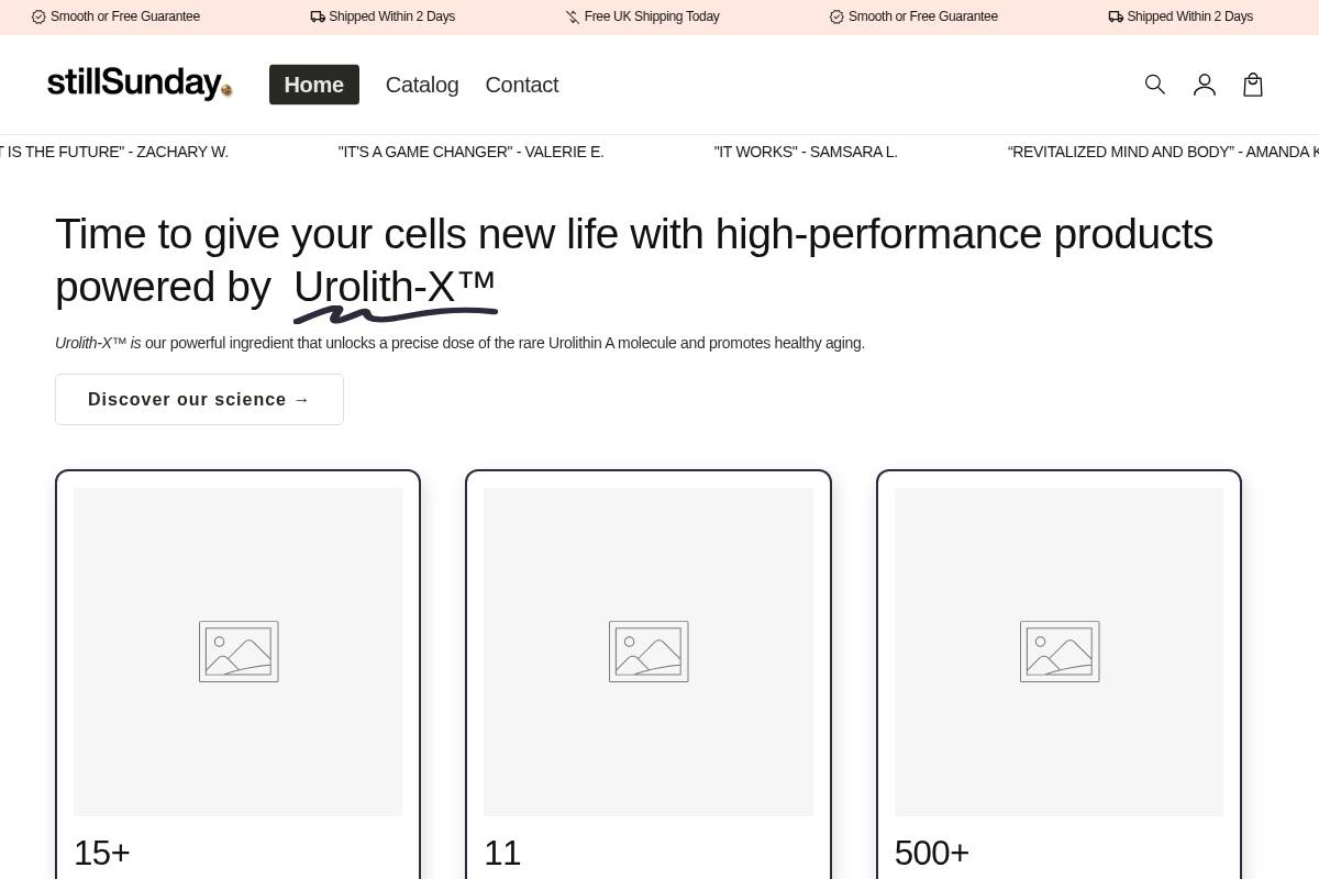 stillsunday.shop homepage screenshot