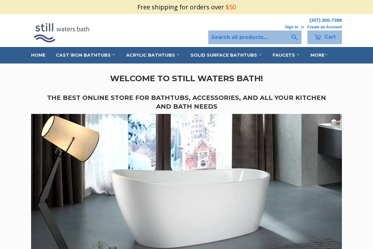 stillwatersbath.com homepage screenshot