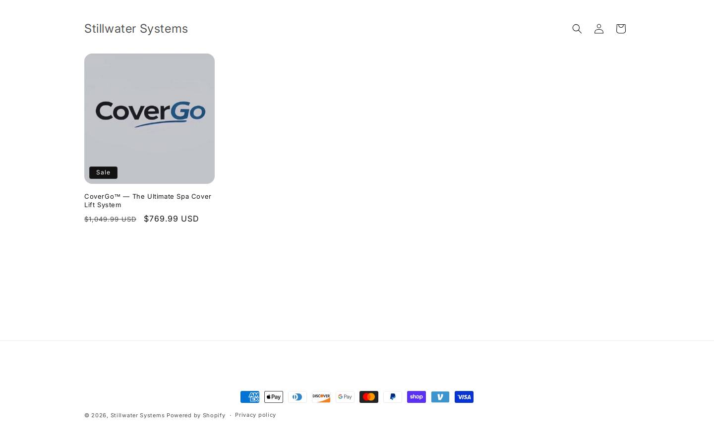 stillwatersystems.com homepage screenshot