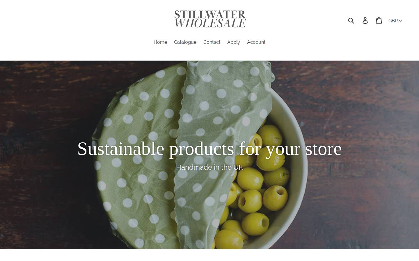 stillwaterwholesale.com homepage screenshot