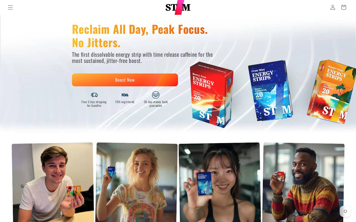 stim.rocks homepage screenshot