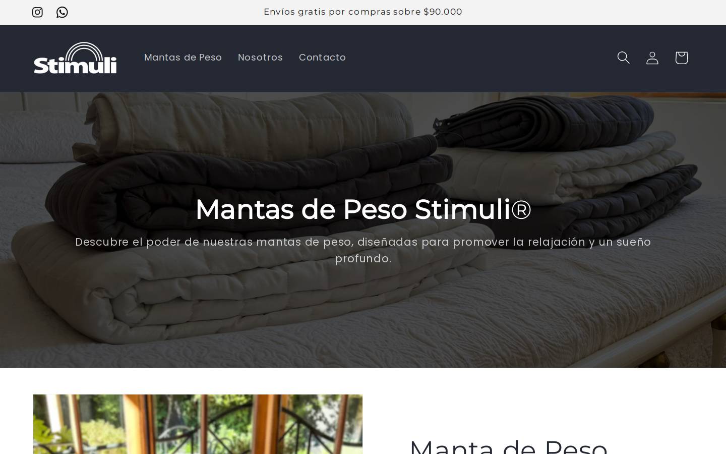 stimuli.cl homepage screenshot