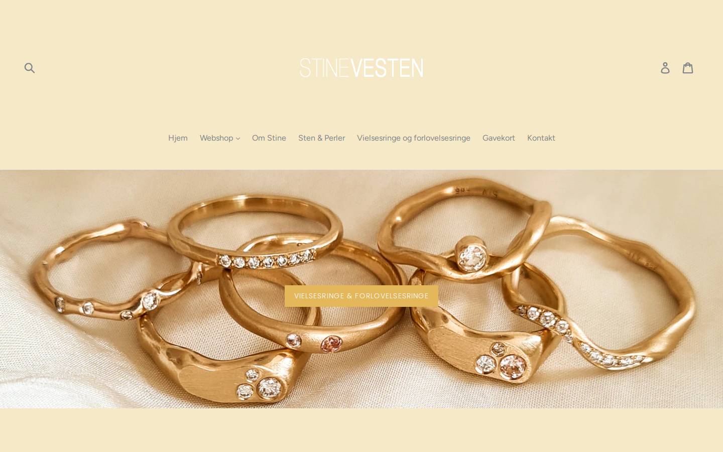 stinevesten.com homepage screenshot