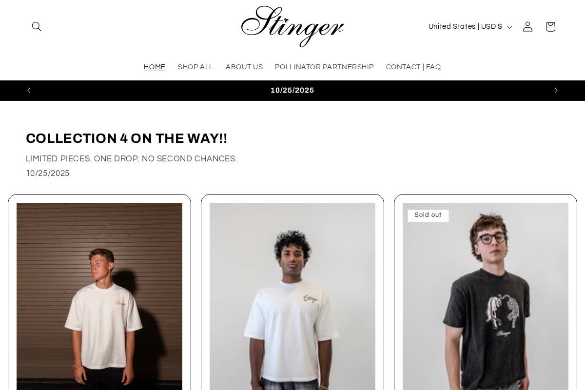 stinger.company homepage screenshot