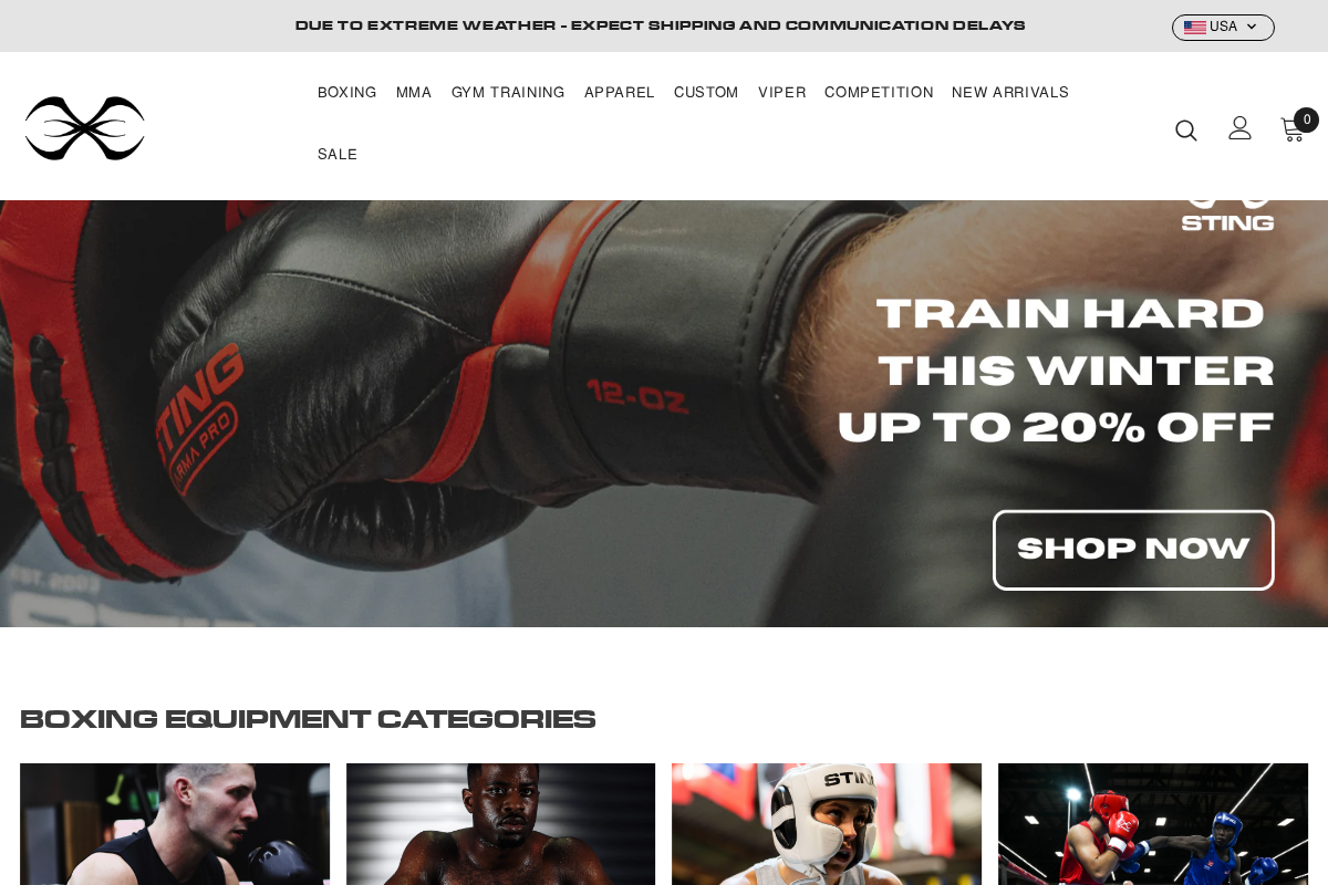 STING USA homepage screenshot