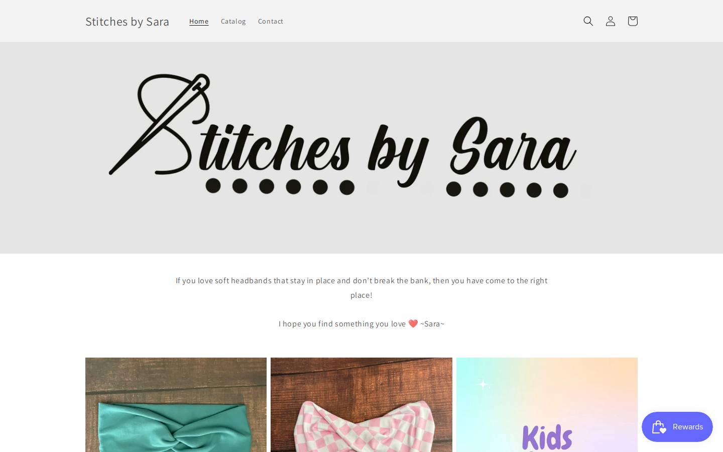 stitchesbysarallc.com homepage screenshot