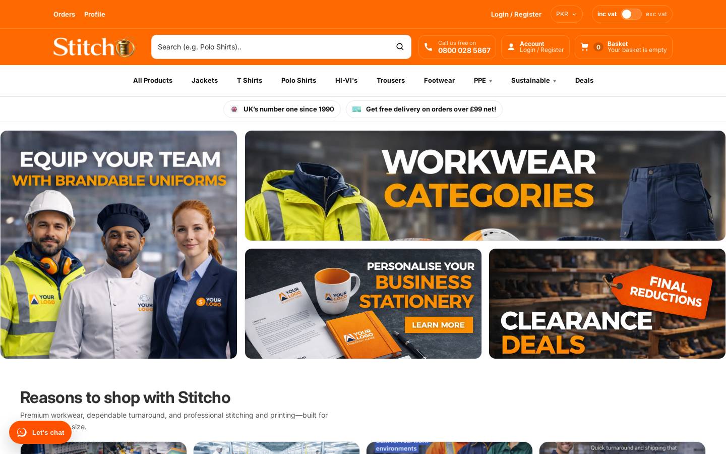 stitchogroup.com homepage screenshot