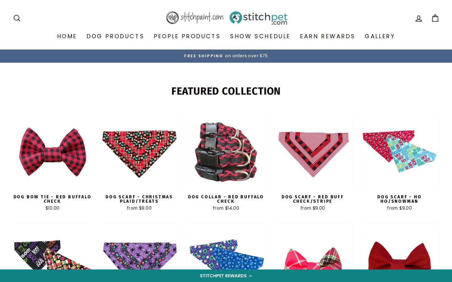 stitchpet.com homepage screenshot