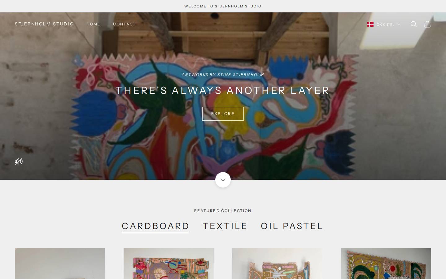 stjernholmstudio.com homepage screenshot