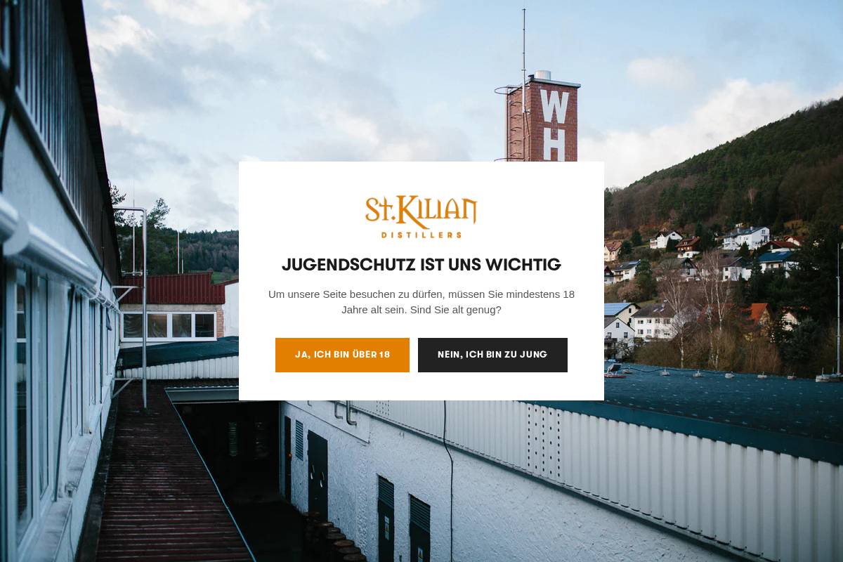 St. Kilian Distillers GmbH homepage screenshot