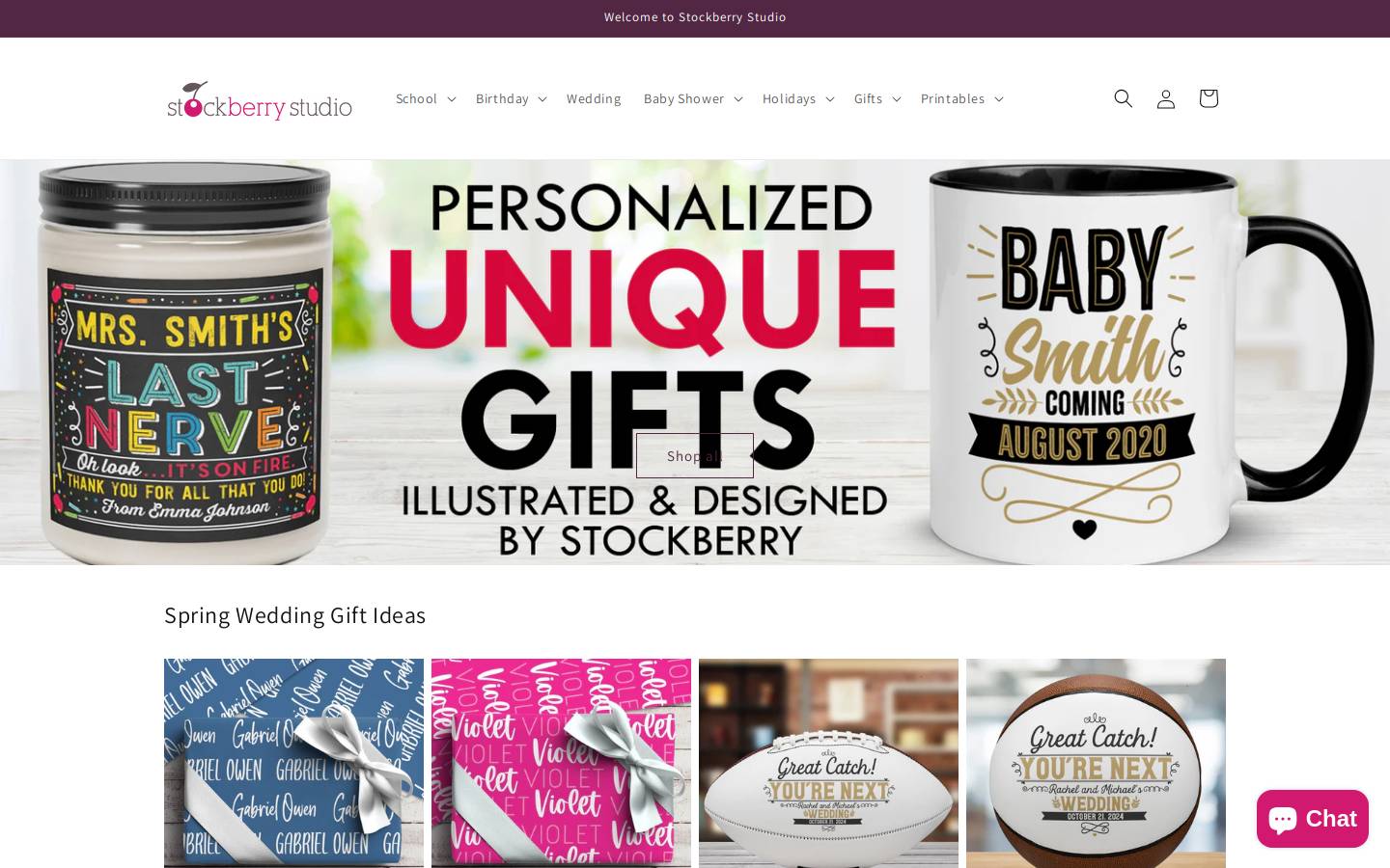 stockberrystudio.com homepage screenshot
