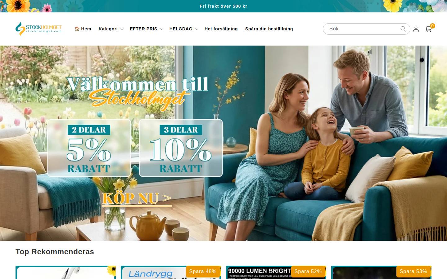 Stockholmget homepage screenshot
